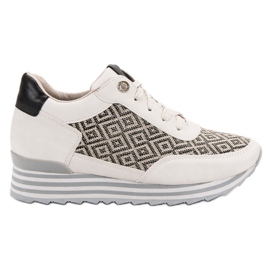 Aclys Cipők Mintával barna