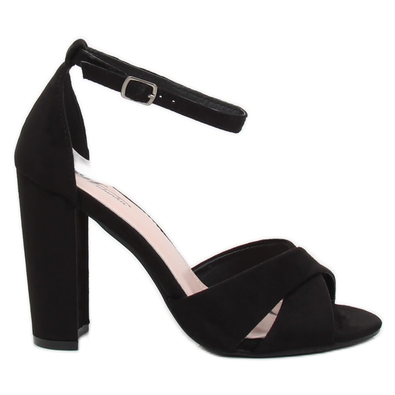 Fekete szandál a postán 369-34 Fekete