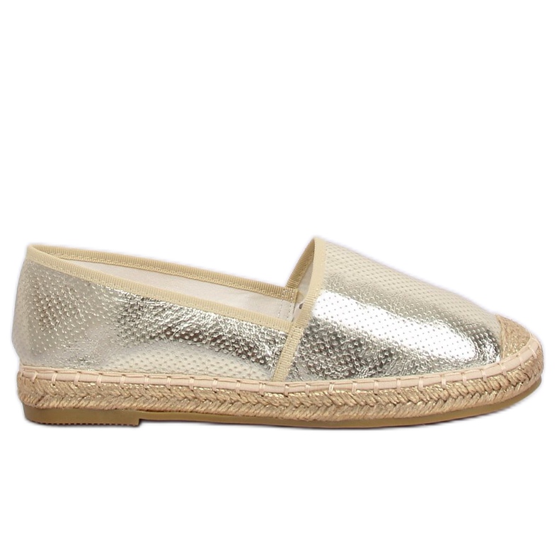 Fémes arany Espadrilles A645-ESP-1 Gold aranysárga Fémes arany Espadrilles A645-ESP-1 Gold aranysárga