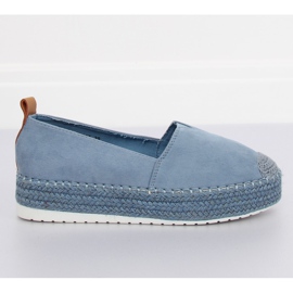 Magas talpú espadrillok BL247 Blue II-GAT kék