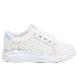 Fehér holografikus cipők ZF-40 Fehér Fehér holografikus cipők ZF-40 Fehér