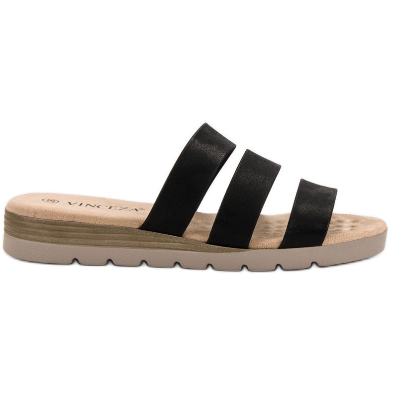 Fekete VINCEZA papucs