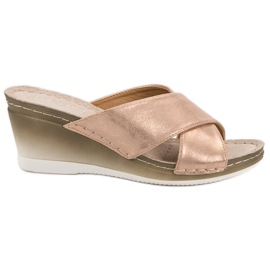 VINCEZA ék szandál sárga VINCEZA ék szandál sárga