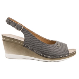 Szürke VINCEZA szandál