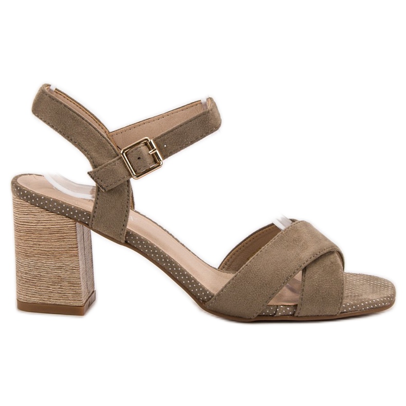 VINCEZA szandál barna