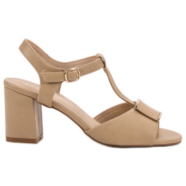 Vinceza Elegáns szandál barna