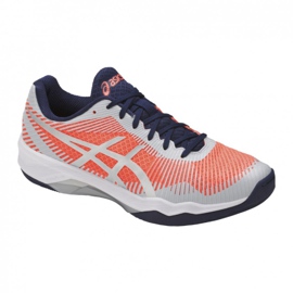 Asics Volley Elite Ff W B751N-0696 röplabda cipő fehér narancssárga Asics Volley Elite Ff W B751N-0696 röplabda cipő fehér narancssárga