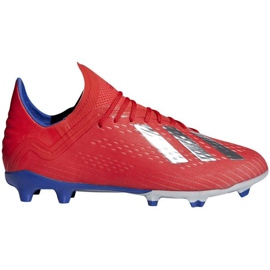 Adidas X 18.1 Fg Jr BB9353 futballcipő piros piros