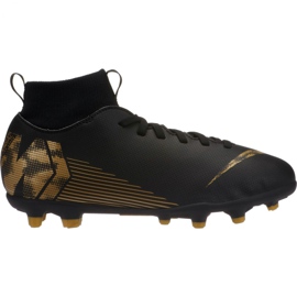 Nike Mercurial Superfly 6 Club Mg Jr AH7339-077 futballcipő sokszínű fekete Nike Mercurial Superfly 6 Club Mg Jr AH7339-077 futballcipő sokszínű fekete