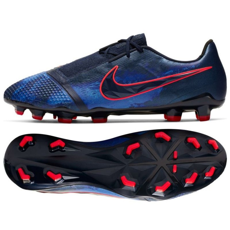 Nike Phantom Venom Elite Fg M AO7540-440 futballcipő sötétkék sötétkék