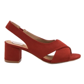 Kylie Velúr vörös szandál piros Kylie Velúr vörös szandál piros