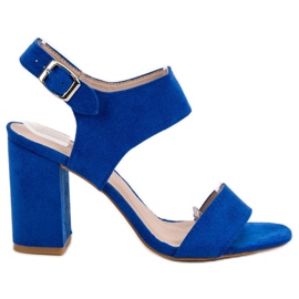VINCEZA kék szandál