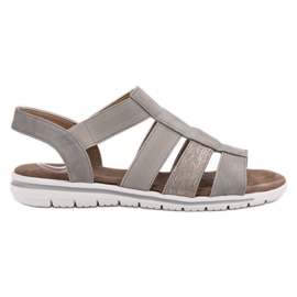 VINCEZA könnyű szandál szürke VINCEZA könnyű szandál szürke
