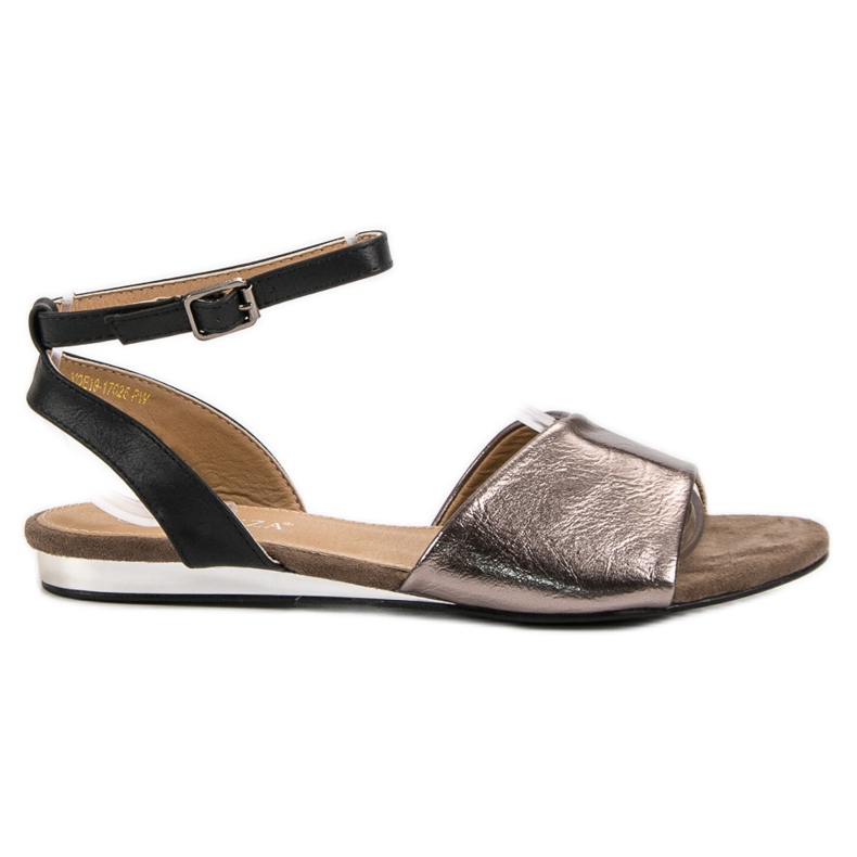 Vinceza Alkalmi szandál szürke