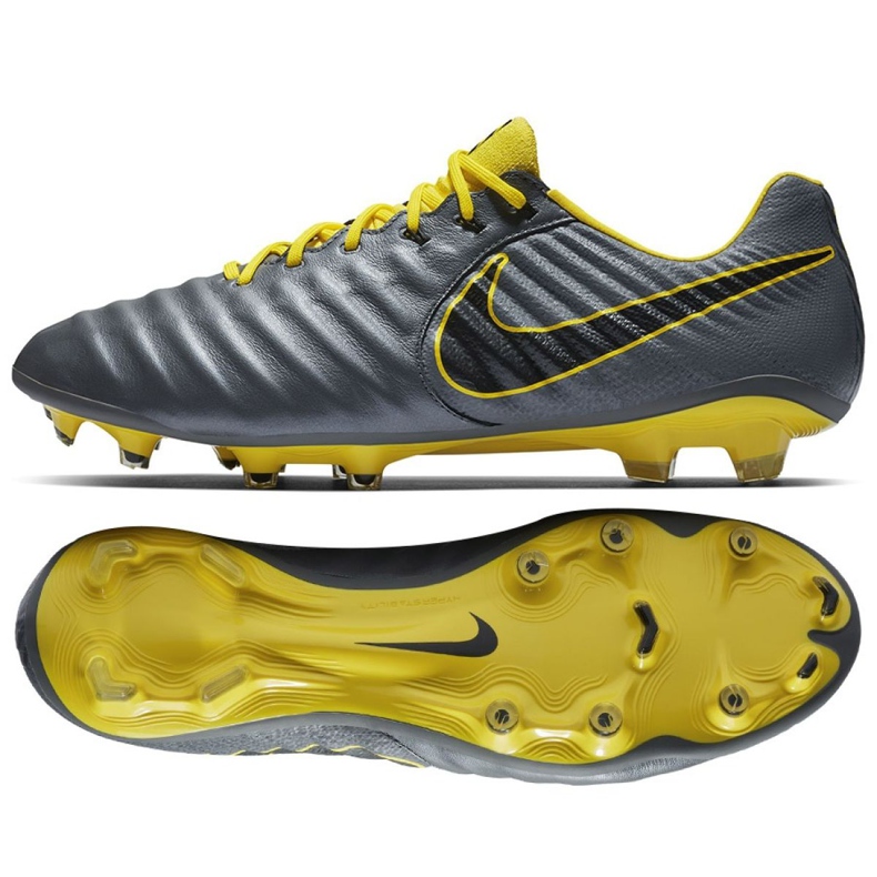 Nike Tiempo Legend 7 Elite Fg M AH7238-070 futballcipő szürke szürke