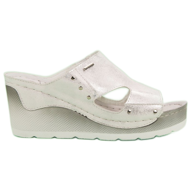 VINCEZA ék szandál szürke