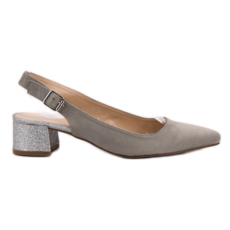 Weide Szivattyúk csillogó sarokkal szürke Weide Szivattyúk csillogó sarokkal szürke