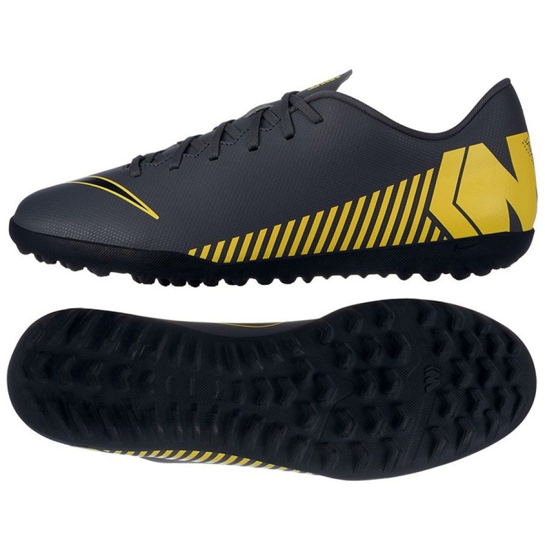 Nike Mercurial Vapor 12 Club Tf M AH7386-070 futballcipő sokszínű szürke