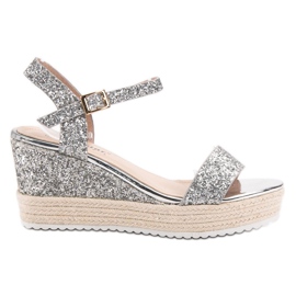 Seastar Kényelmes ék szandál szürke