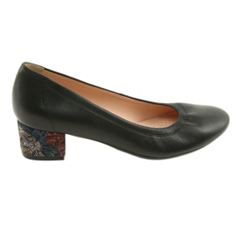 Arka Női bőr szivattyúk fekete 5627