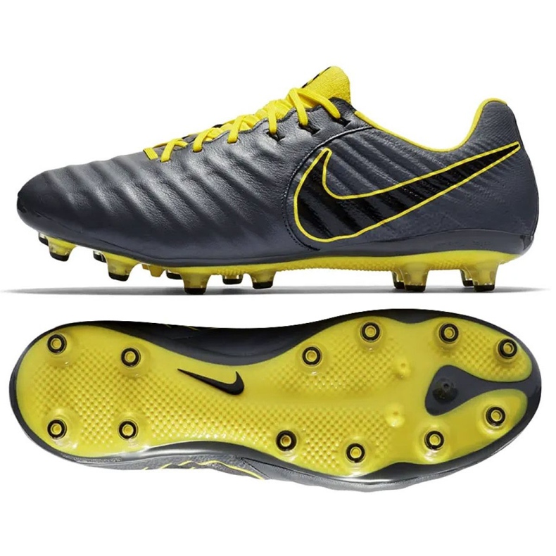 Nike Tiempo Legend 7 Elite Ag Pro M AH7423-070 futballcipő fekete szürke