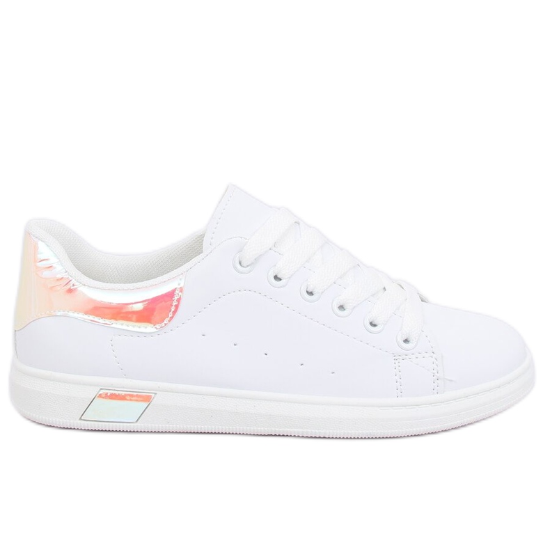 Fehér holografikus cipők BL147NEW Champagne