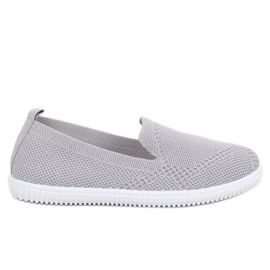 Slip-on szürke cipők 784 LT.GRAY Slip-on szürke cipők 784 LT.GRAY