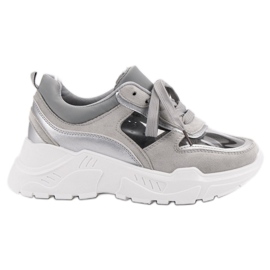 Átlátszó cipők szürke