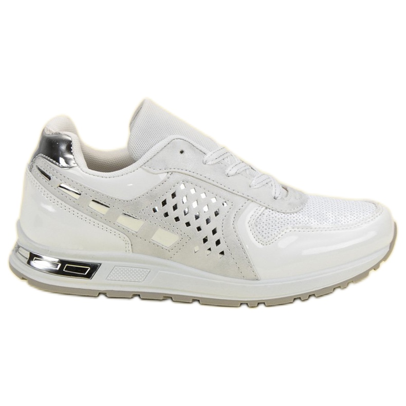 Sportcipő flitterekkel fehér