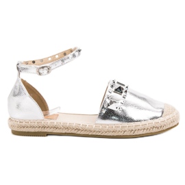 Bestelle Ezüst Rock Espadrilles szürke