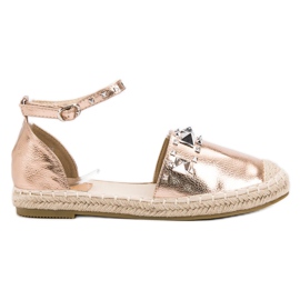 Bestelle Rose Gold Rock Espadrilles sárga rózsaszín Bestelle Rose Gold Rock Espadrilles sárga rózsaszín