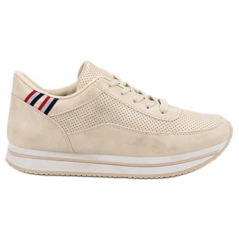 Kényelmes sportcipő barna