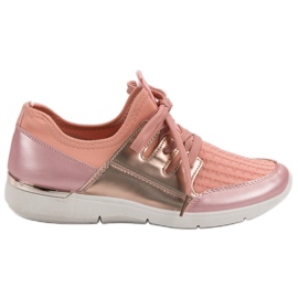 Csúsztatható sportcipő rózsaszín