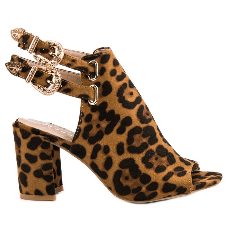 Erynn Elegáns épített szandál barna