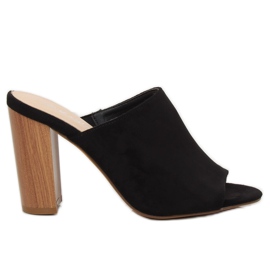 Fekete 88010 Fekete magassarkú