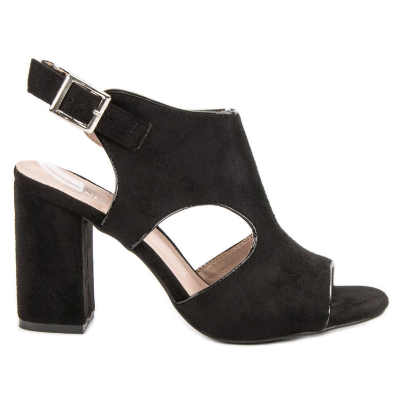 Zárt VINCEZA szandál fekete