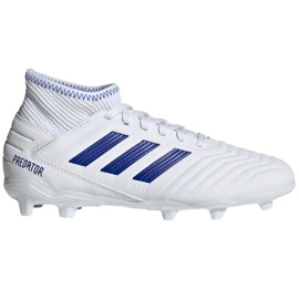 Adidas Predator 19.3 Fg Jr CM8535 futballcipő sokszínű fehér