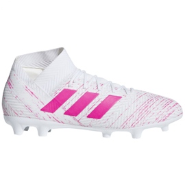 Adidas Nemeziz 18.3 Fg M BB9436 futballcipő fehér fehér