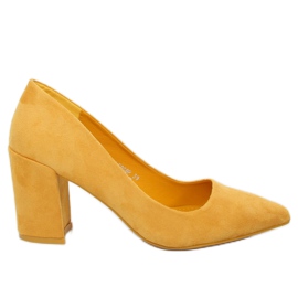 Szivattyúk széles sarkú sárga LE060P Sárga