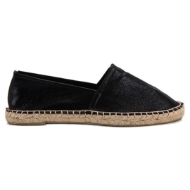 Cm Paris Textil espadrillák fekete Cm Paris Textil espadrillák fekete