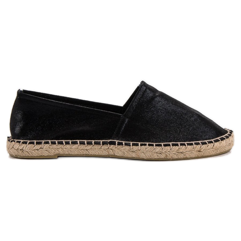 Cm Paris Textil espadrillák fekete