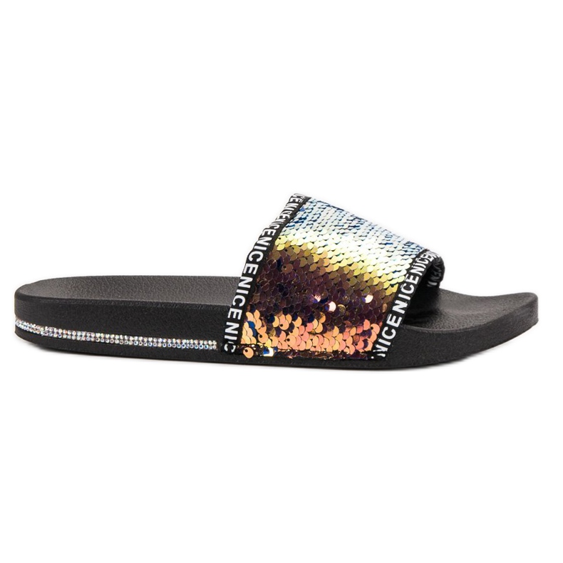 Seastar Flitter papucs sokszínű sárga