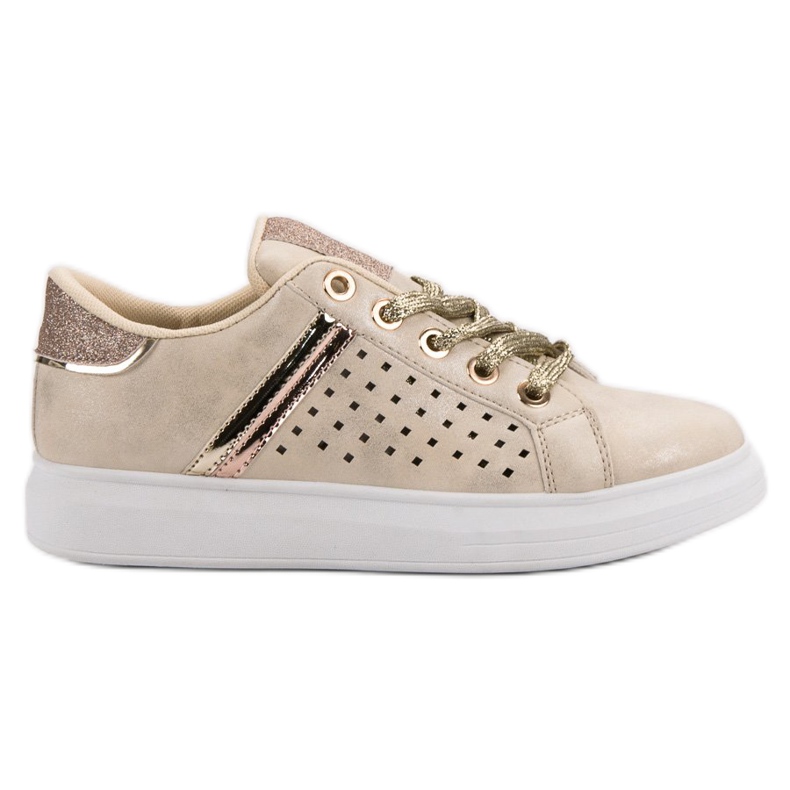 Divatos sportcipő barna