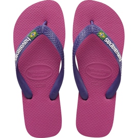 Havaianas Brasil Logo Raspberry Rose sokszínű