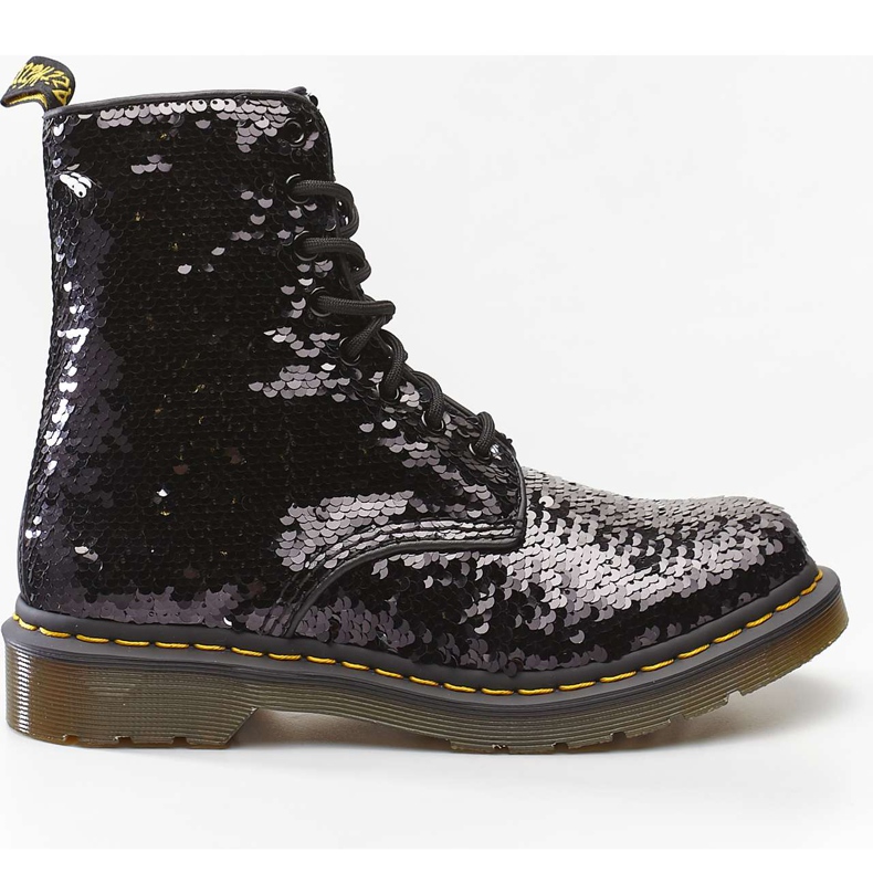 Dr. Martens 1460 Pascal megfordítható flitter fekete ezüst flitter