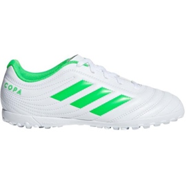 Adidas Copa 19.4 Tf M D98072 futballcipő sokszínű fehér Adidas Copa 19.4 Tf M D98072 futballcipő sokszínű fehér