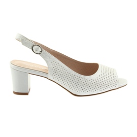 Szandálok Sergio Leone 794 ezüst posztján szürke Szandálok Sergio Leone 794 ezüst posztján szürke