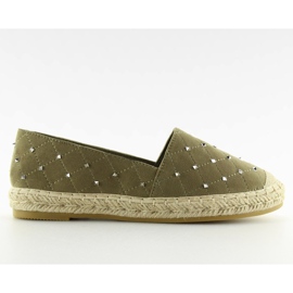Espadrilles zöld csapokkal 5481 Green II-GAT