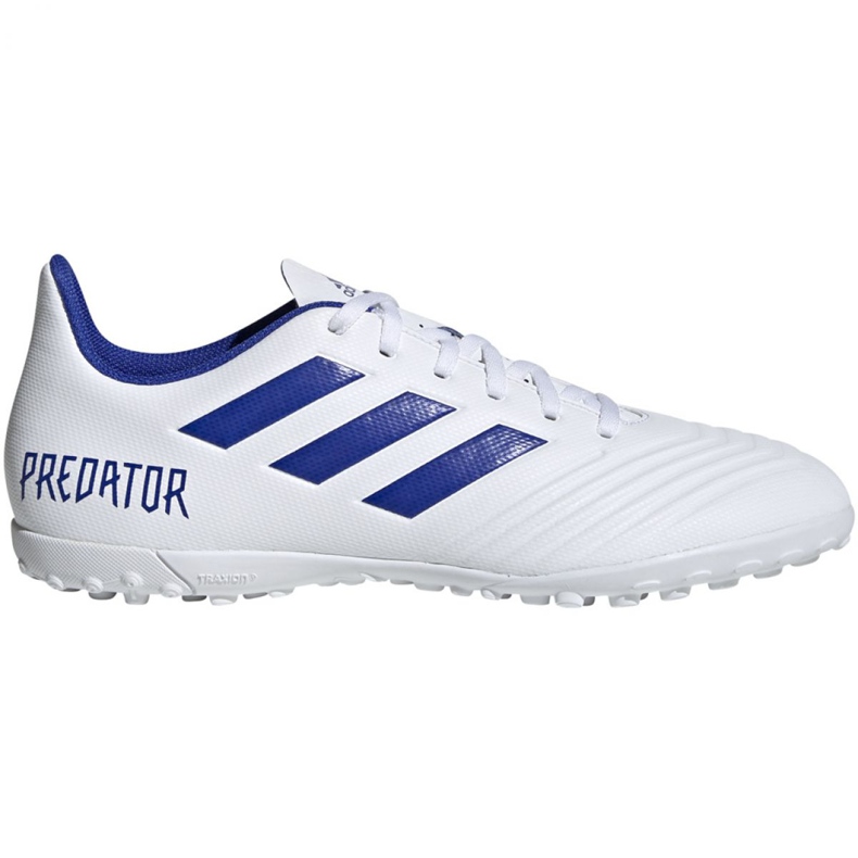 Adidas Predator 19.4 Tf M D97971 futballcipő fehér fehér