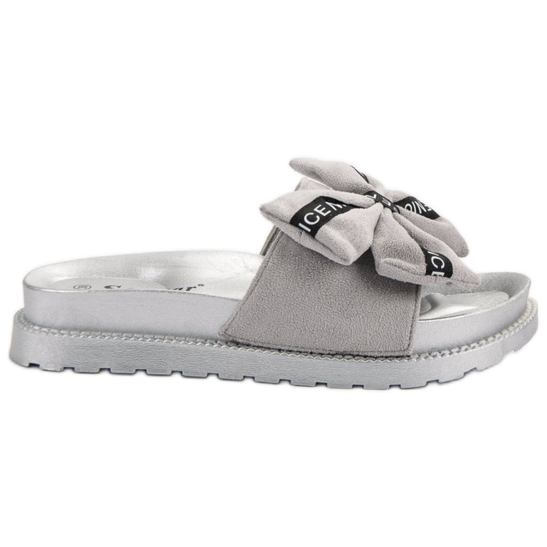 Seastar Velúr női papucs szürke